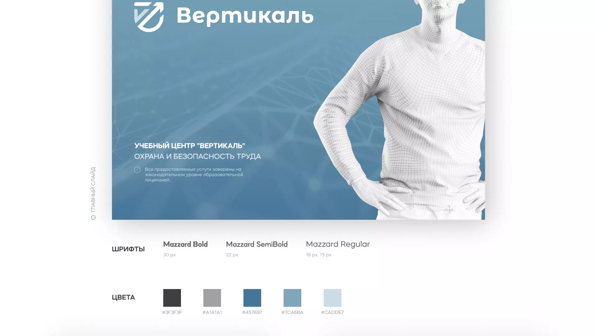 Разработка презентации для учебного центра «Вертикаль» в Апрелевке