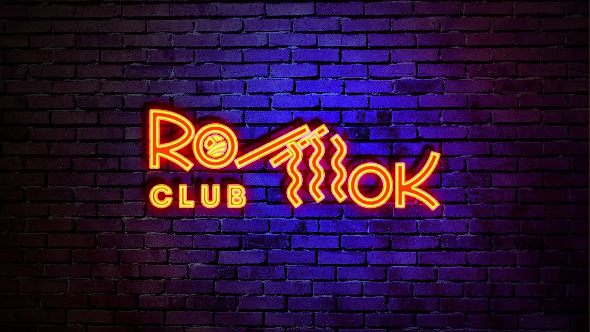 Разработка интерьерной вывески суши-бара «Roll Wok Club» в Апрелевке