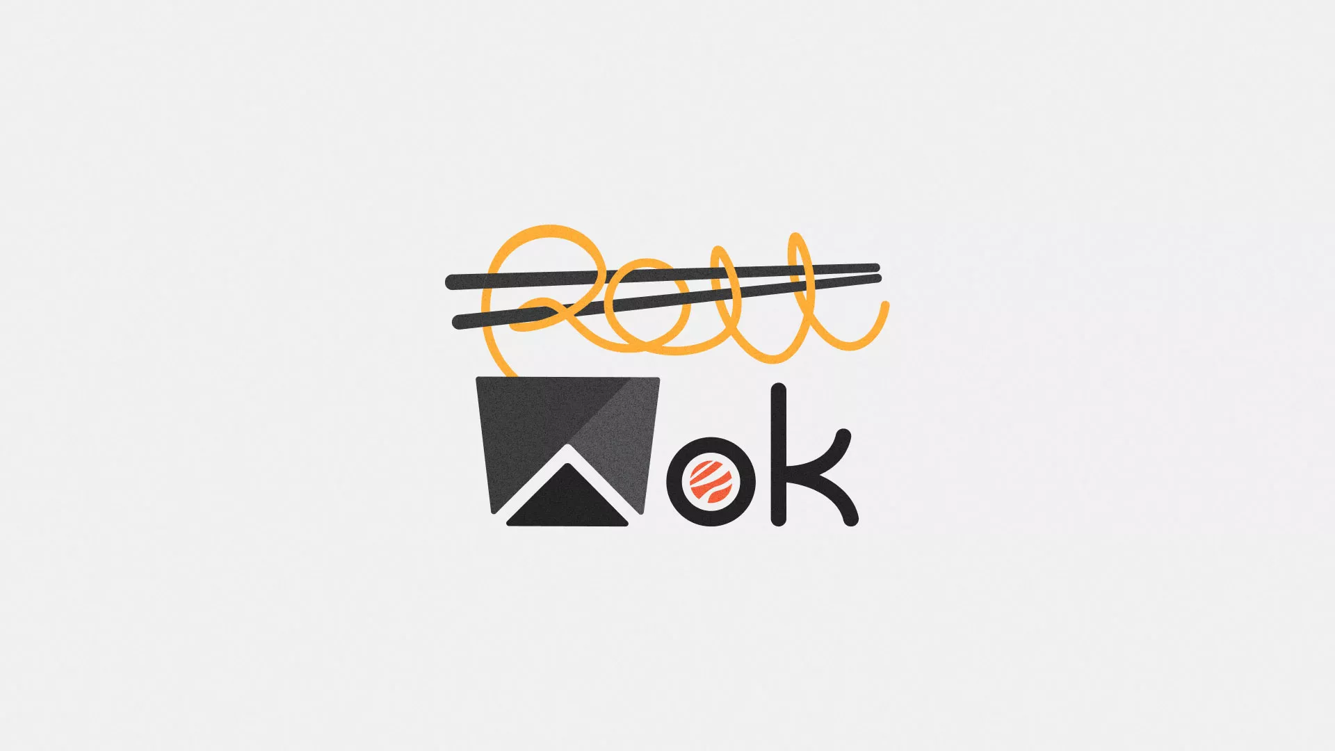 Разработка логотипа в Апрелевке для суши-бара «Roll Wok Club» Разработка логотипа в Апрелевке для суши-бара «Roll Wok Club»